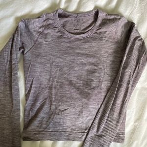 COPY - lululemon Womens long sleeve swiftly Purple 6 Hemmed